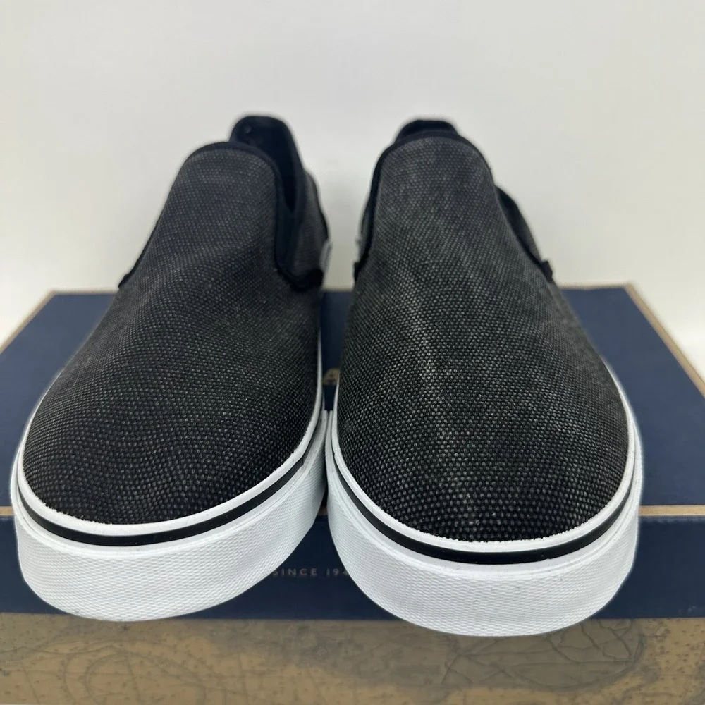 Sebago Men's Shoes Nolan Twin Gore Black Canvas Size 10 M Shoes New